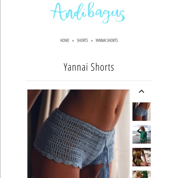 Crotchet andi bagus shorts - Picture 2 of 2